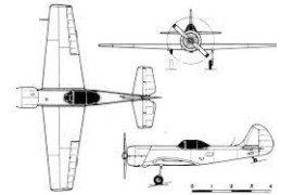 Три хвостовые  стойки  с амортизаторами, дутиками,- самолёта ЯК-50.
